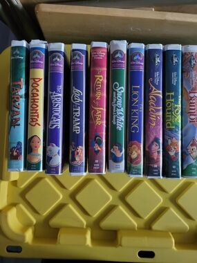 Lot of 10 Disney VHS Classics